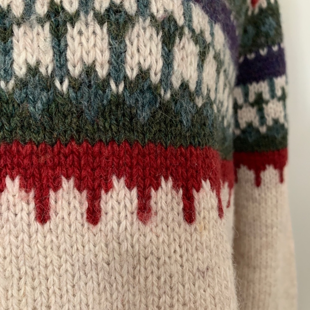 Vintage 1980s Wool Sweater - Picture 5 of 8